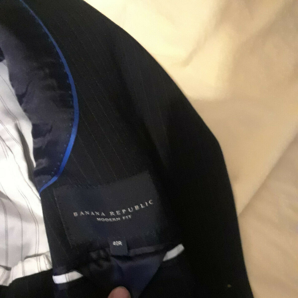 Banana Republic Blazer Jacket Navy 40r